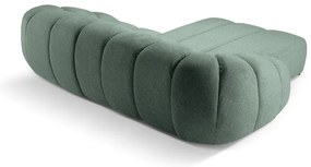 Svetlozelená rohová pohovka (ľavý roh) Diana – Micadoni