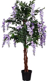 PLANTASIA umelý strom, 150 cm, Wisteria, fialová