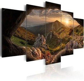 Obraz - Sunset in the Valley Veľkosť: 100x50, Verzia: Premium Print
