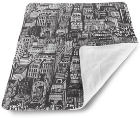 Sablio Deka pre bábätko Kreslené mrakodrapy - 80x100 cm