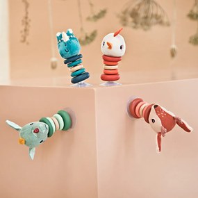 Lilliputiens - hojdacia hrkálka s prísavkou - sliepočka Paulette