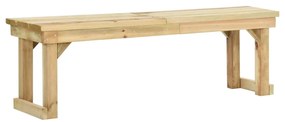 vidaXL Záhradná lavička 140 cm, impregnovaná borovica