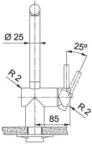 Franke FC 3834 ATLAS NEO Drezová batéria, celonerez 115.0521.435