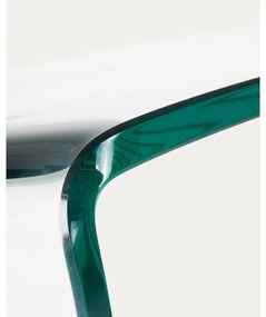 Sklenený konferenčný stolík 50x110 cm Burano – Kave Home