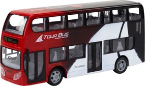 LEAN Toys Dvojposchodový autobus na diaľkové ovládanie RC so svetlami