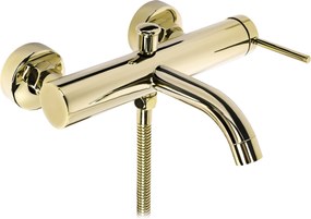 Rea Spot, vaňová batéria s ručnou sprchovou súpravou, zlatá lesklá, REA-B2081