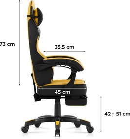 Herná stolička Force 3.7 Yellow