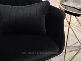 Pohovka Osmol S (čierna + zlatá). Akcia -21%. Vlastná spoľahlivá doprava až k Vám domov. 1111415