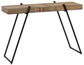 Prístavný stolík 120x35x81 cm recyklované teakové drevo