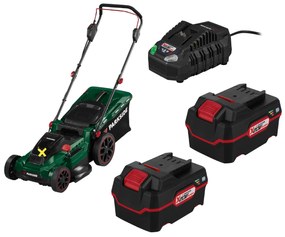 Parkside®  Aku kosačka na trávu 40 V Prma 40-Li D2 + 2x Akumulátor 20 V/4 Ah + Nabíjačka 20 V/4,5 A  (800010258)