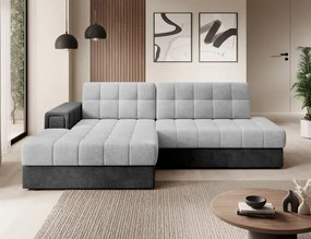 Sedacia súprava Katrin, Ľavá, sivá (monolith 84/97)