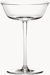 Ručne fúkané poháre na šampanské Grace, 4 ks