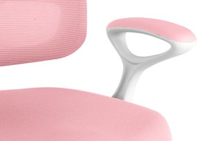 Detská rastúca stolička Neoseat JUNI 020 — látka, prateľný poťah, ružová