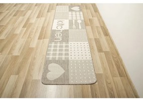 Protišmykový kuchynský koberec Flex 19053/111 béžový