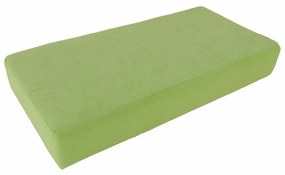 Tempo Kondela Rozkladacie kreslo, zelená/béžová, ľavá, KUBOŠ