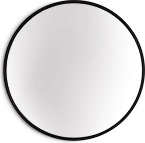 Casa Chic Fournier Nástenné zrkadlo s kovovým rámom okrúhle Ø 80 cm