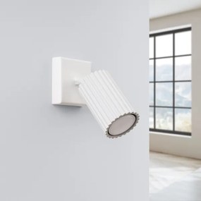 Sollux SL.1540 - Nástenné bodové svietidlo KARBON 1xGU10/10W/230V biela