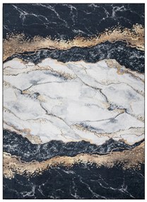 Kusový koberec ANDRE Marble 1124, 120x170, čiernobiela, chodba / predsieň, Dywany Łuszczów