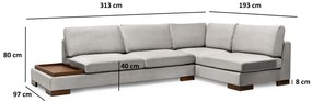 Elegantná pohovka Felici v luxusnom prevedení