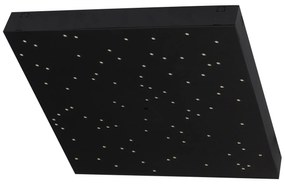 Stropné svietidlo LED so stmievaním Cielo 30 čierne s diaľkovým ovládaním