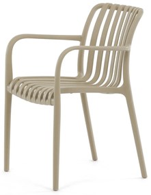 Autronic - Židle jídelní, stohovatelná, cappucino plast - CT-X7029 CAP AKCE