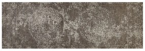 Bavlnený koberec 60 x 180 cm hnedá/sivá BEYKOZ Beliani