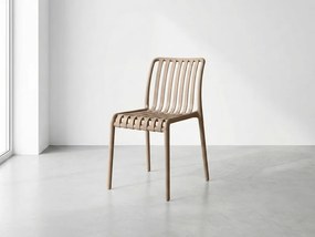 Plastová stolička TREGO, béžová