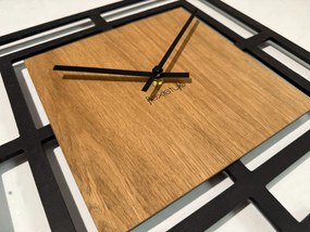 Dekorstudio Moderné drevené hodiny na stenu HARMONIC