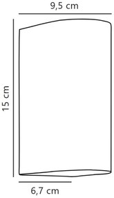 Nordlux - LED Vonkajšie nástenné svietidlo ASBOL LED/13,3W/230V IP44