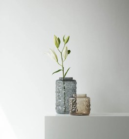 Váza Tombola, výška 31 cm – sivá