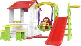 Ramiz Záhradný domček 5v1 pre deti Červená strecha