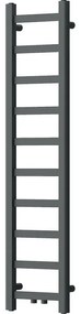 Mexen Bolt, vykurovacie teleso 1200 x 300 mm, 240 W, spodné a stredové, antracitová, W126-1200-300-00-66