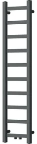 Mexen Bolt, vykurovacie teleso 1200 x 300 mm, 240 W, spodné a stredové, antracitová, W126-1200-300-00-66