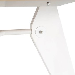 Okrúhly stôl nera ø 120 cm bielo-hnedý MUZZA