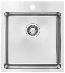 Deante ZPO_010A - Kuchynský drez OLFATO 50,5x45 cm kefovaná oceľ
