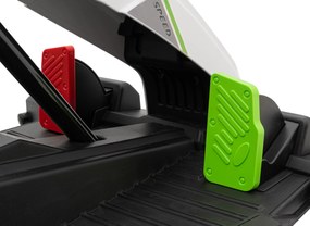 Ramiz Detská motokára na batérie Fast 3 Drift biela + funkcia Drift + motory 2x150W + rádio LED + pásy