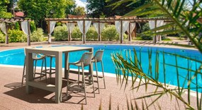 Plastová barová stolička DS10778434 - Hnedá