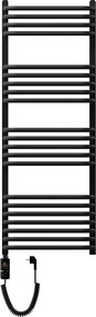 Mexen Apollo, elektrické vykurovacie teleso 1210x450 mm + vykurovacia tyč 600 W, čierna, W117-1210-450-2600-70