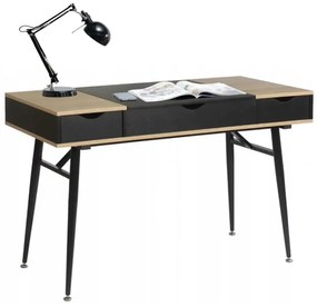 Písací stôl Limba sonoma/čierny