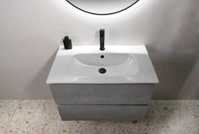 Sapho Sapho, EZARA umývadlová skrinka 69,8x52x46cm, biela lesk, EZ701-3030