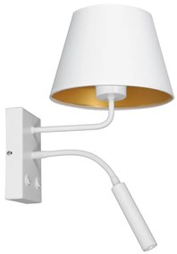 Nástenná lampa ARDEN 1xE27/60W+1xG9/8W/230V biela/zlatá