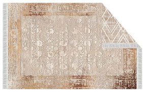 Kondela Obojstranný koberec, béžová/vzor, 180x270, NESRIN