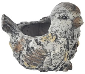 InDecor Keramický obal na kvetináč vtáčik Ebi, 22 x 19 x 28 cm