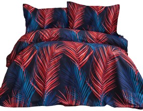SATÉNOVÉ OBLIEČKY LUXURY LAGOON 200X220 CM, 2KS 70X80 CM LISTY