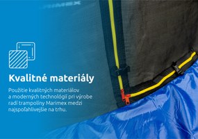 Marimex | Trampolína Marimex Standard 457 cm + vnútorná ochranná sieť + rebrík ZADARMO | 19000084