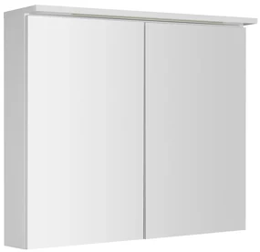 Aqualine Aqualine, KAWA STRIP Galérka s LED osvetlením 80x70x22cm, biela, WGL80S