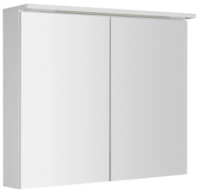 Aqualine Aqualine, KAWA STRIP Galérka s LED osvetlením 80x70x22cm, biela, WGL80S