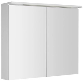 Aqualine, KAWA STRIP Galérka s LED osvetlením 80x70x22cm, biela, WGL80S