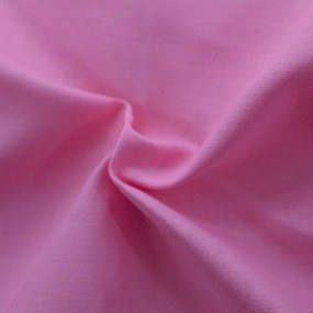 Napínacie prestieradlo bavlnené  ružové 90x200 cm