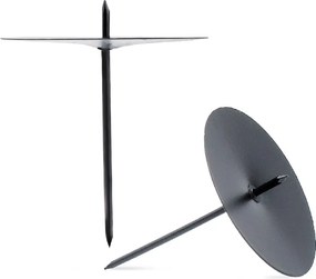 ARÔME Hroty na sviečky na veniec, 4 ks, čierne